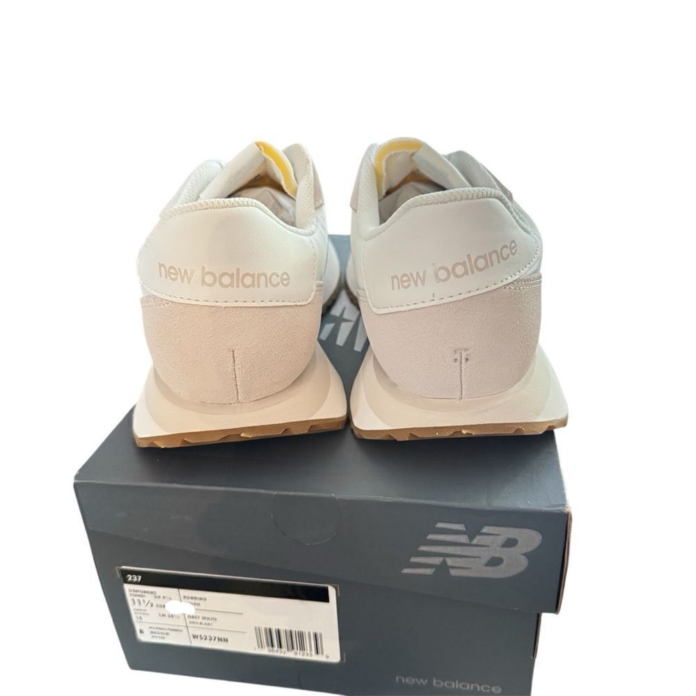 New Balance Women’s Grey/White 237 Athletic Sneaker Size 11.5 - Picture 5 of 6